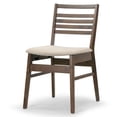 thumbnail image 3 of Set of 2 Ayoka White Boucle Dining Chairs with Black Iron Legs, 3 of 6