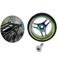 thumbnail image 4 of Rodillo para ruedas traseras de bicicleta plegable Easy Wheel, piezas de reparación Easywheel para rueda de empuje color galvanoplastia, 4 of 7