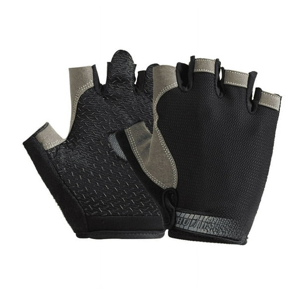 Guantes de fitness para deportes al aire libre, ciclismo, guantes de medio dedo para hombres y mujeres, protector solar, transpirables, antideslizantes