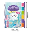 thumbnail image 3 of Gouache Graffiti Picture Book Light Color Filling Picture Book Graffiti Pocket Watercolor Book, 3 of 6