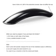 thumbnail image 4 of DKMOTORK 0061 Guardabarros delantero para motocicleta Cafe Racer negro, 4 of 4