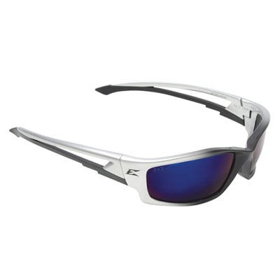 

Edge Safety Eyewear Kazbek Blue Mirrored Lens Safety Glasses - (8 Pairs)