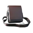 thumbnail image 1 of LIFKOME Men PU Shoulder Bag Brown Vertical Briefcase Style with Multiple Inner Pockets, 1 of 2