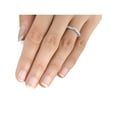 thumbnail image 3 of 1/3ct Curved Diamond Wedding Guard Ring 14K White Gold, 3 of 3