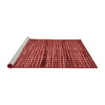thumbnail image 2 of Ahgly Company Machine Washable Indoor Square Abstract Red Modern Area Rugs, 4' Square, 2 of 4