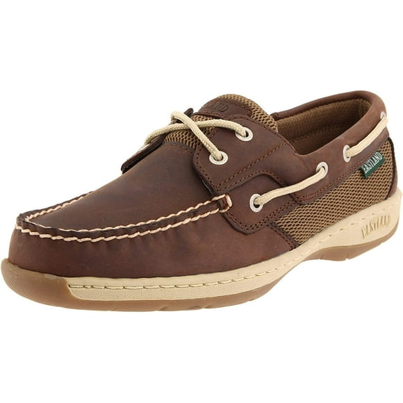 Eastland womens Solstice flats shoes, Bomber Brown, 7.5 Wide US