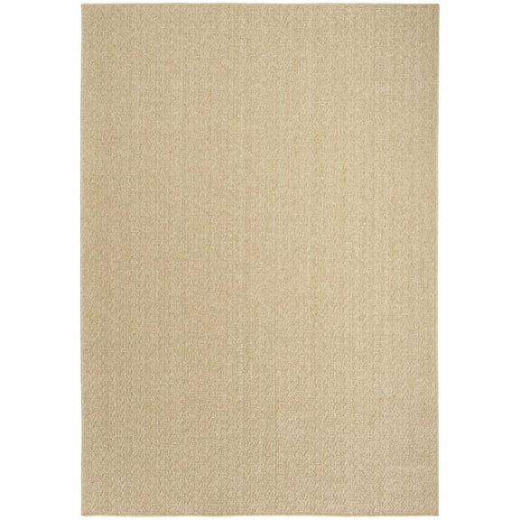 Nourison Home Tulum 5'3" x 7' Taupe Outdoor Rug