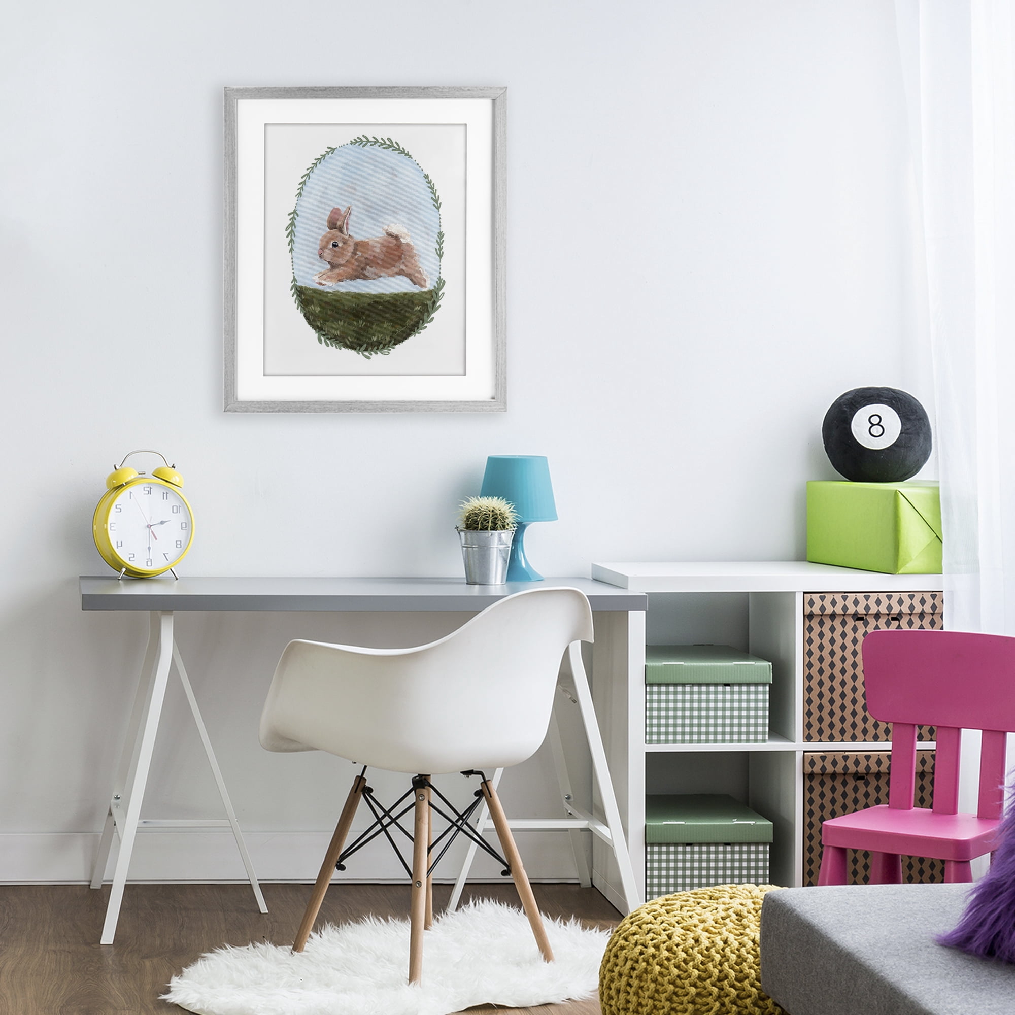Stupell Industries The Goodness of Spring Gray Framed Print Under Glass, design by Sara Baker