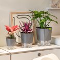 thumbnail image 1 of pitrice Self Watering Flower Automatic Flowerpot Garden Double Layers Planter Rope Indoor Convenient Stable For House Planting Tool Supply Gray/M, 1 of 9