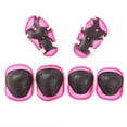 thumbnail image 3 of 7 unids/set equipo de protección para niños con casco ajustable rodilleras coderas muñequeras para patines, 3 of 7