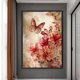 thumbnail image 3 of Hilo Algodón Bordado Punto Cruz Con Flores Y Mariposas 11CT 40x60cm, 3 of 9