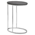 thumbnail image 3 of 18'.5" x 12" x 24'.5" Chrome, Metal, Tempered Glass - Accent Table, 3 of 5