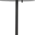 thumbnail image 5 of HomeRoots 27" Black Metal Table Lamp With White Empire Shade, 5 of 6