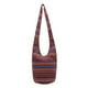 thumbnail image 1 of Bolso bandolera Hippie Lino Hobo Bolsas de mensajero Cierre con borgoña Sunnimix Monedero de hombro hippie tailandés, 1 of 8