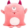 thumbnail image 2 of Almohada de peluche de monstruo de 50 cm, diseño de diablo, ideal para decorar el hogar, ideal como regalo de cumpleaños infantil., 2 of 5