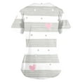 thumbnail image 4 of Valentine Day Scrub Tops for Woman Love Heart Print Short Sleeve Cute Scrubs V Neck Quick Dry Plus Size Nurse Uniform with Pockets Light Gray XL, 4 of 4