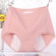 thumbnail image 2 of Xihbxyly Womens Period Underwear Menstrual Panties Womens Leak Proof Mid Waist Cotton Postpartum Ladies Panties Briefs Girls Large Solid Color Leak Proof Menstrual Underwear, 2 of 6