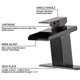 thumbnail image 3 of Grifo LED para lavabo de baño AVSIILE, bronce frotado con aceite, 3 of 9