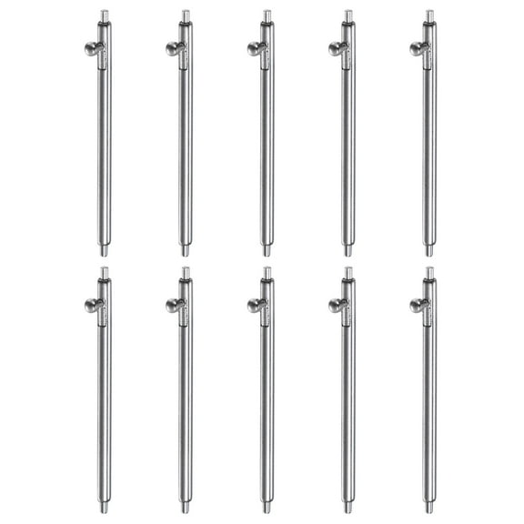 Uxcell 10pcs Quick Release Spring Bar 23mm Width 1.5mm Diameter Stainless Steel Watch Pins Replacement Band Strap Link Pins