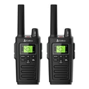 Cobra RX385 Two-Way Radios (Pair) Rugged and Water Resistant Walkie Talkies, up to 32 mile Extended Range & 40 Channels, NOAA Weather Chanels and Weather Alerts