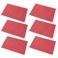 thumbnail image 2 of Juego de 6 manteles individuales lavables shaofei color rojo 30 x 45 cm, 2 of 5