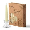 thumbnail image 6 of Hyoola, 5 Hour Handmade All Natural Beeswax Taper Candles - White Unscented (12 Pack), 6 of 6