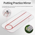 thumbnail image 6 of Putting Alignment Mirror Learning Device Practice Putting Training tool, 6 of 9