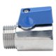 thumbnail image 4 of Mini Válvula De Bola PN63, Válvula De Bola Portátil Resistente A La Corrosión Hembra A Macho Compacta Para Cabeza De Grifo De Cerveza Casera ANGGREK AH2663, 4 of 8