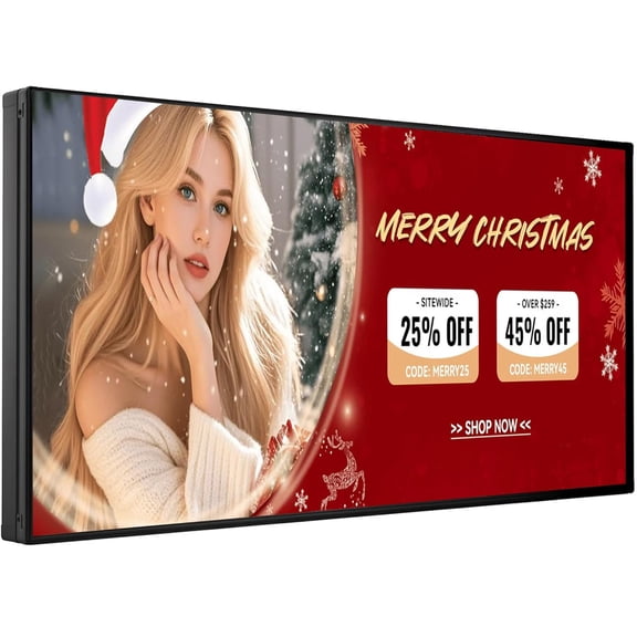 P5 Outdoor LED Display 65"x34"  Commercial WiFi Programmable Screen IP65 Waterproof led sign HD Resolution Digital Menu Board for Store Advertising