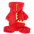 thumbnail image 1 of CAROOTU Pet Clothes Soft Dinosaur Transfiguration Dogs Shirt Classic Cute Fun Comfortable Clothes For Dog, 1 of 6