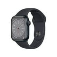 thumbnail image 1 of Apple Watch Series 8 [GPS 41mm] Smart Watch w/ Midnight Aluminum Case with Midnight Sport Band - M/L. Apple MNU83LL/A, 1 of 4