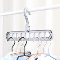 thumbnail image 3 of Chainplus Space Saving Hangers 1 Pack Multi-Purpose Plastic Magic Hangers Closet Clothes Organizer Wardrobe Gray, 3 of 8