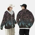 thumbnail image 4 of Gaeub Dreamcatcher Men's and Women's UPF 50+ Long-Sleeved Sun Protection Clothing, Fishing Shirt Long Sleeve Zip-XX-Large, 4 of 7