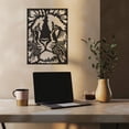 thumbnail image 6 of Violaura Lion Portrait Metal Wall Art - Easy to Install Hanging Perfect for Home, Living Room Decor (36.0" x 25.2"), 6 of 8