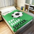 thumbnail image 2 of Yibo Sports Fleece Gift Ideas Blanket Flannel Soft and Comfortable Anti-static Bed Sofa Blanket, 2 of 6