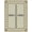 Black Beige, Pattern 1, variant on ODIKA Farmhouse Interlocking Arches Featuring Symmetrical Motif Design Pet Friendly & Kids Safe Play for Playroom, Bedroom, Reading Nook
