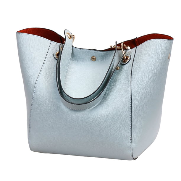 Bolso práctico y duradero Sonducket de PU gran capacidad azul brumoso