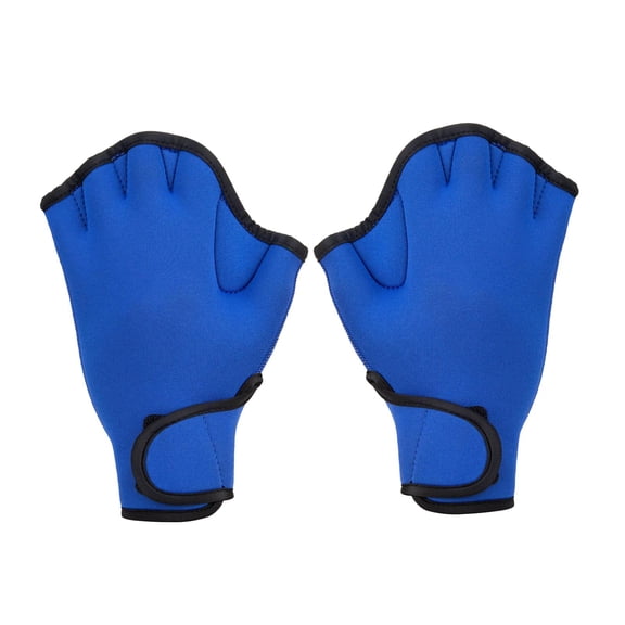 Tnarru Swim Webbed Gloves Aquatic Training Neoprene Resistance Gloves Waterproof Dive Paddle Gloves Wrist Support Suitable for Swimming Diving Fitness Surf P M