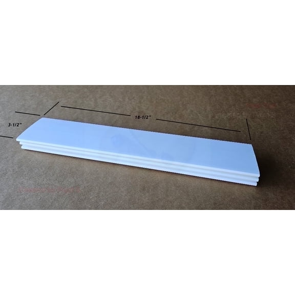 Shutter Louver Replacement  Kit 3 Pack 3-1/2" x 7/16" x 18-1/2”   Hardwood