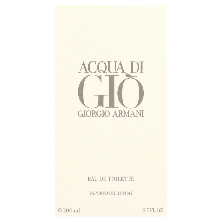 Giorgio Armani Acqua Di Gio Eau De Toilette, Cologne for Men, 6.7 Oz 