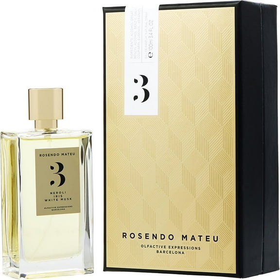 Rosendo Mateu Unisex 3 Neroli Iris White Musk EDP Spray 3.4 oz Fragrances 8436018276182