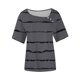 thumbnail image 3 of Usted Es Más Que una Camisa de Puntuación de Prueba, de Moda Casual Impreso Botón de Manga Corta Cuello en V para las Mujeres, 3 of 4