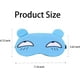 thumbnail image 4 of 4 Uds lindo dormir con los ojos vendados suave y esponjoso cubierta ojos con los ojos vendados escudo viaje dormir para máscara de ojos máscara para dormir niños niñas mujer señora ensueño máscara par, 4 of 5