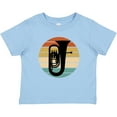 thumbnail image 3 of Inktastic Tuba Music Retro Sunset Silhouette Boys or Girls Baby T-Shirt, 3 of 5