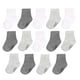 thumbnail image 1 of Fruit Of The Loom Baby Paquete De 14 Calcetines Elásticos De Algodón Grow & Fit Flex Zones - Unisex Niñas Niños (0-6 Meses Gris), 1 of 6