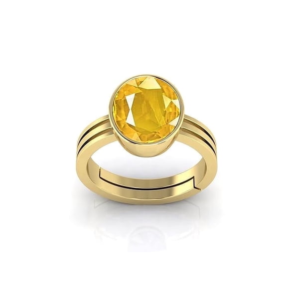 Oval Citine Gemstone Ring Men's & Women's