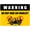 Warning Sign 3, variant on Warning Do Not Lean On Railing Sign NO.16493 - 8"x12" Site Safety Metal Tin Sign, Clear Warning for Home Business, Railing Safety
