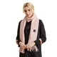 thumbnail image 5 of Bufanda térmica de moda para mujer, estilo dulce, sintética, con borla, larga, ligera y cálida., 5 of 5