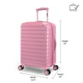 thumbnail image 4 of iFLY Hardside Luggage Fibertech 2 Piece Set, 20" Carry-on and 28" Checked Luggage, Limited Edition Color Cherry Blossom, 4 of 9