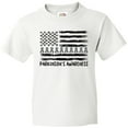 thumbnail image 3 of Inktastic Parkinson's Awareness Gray Ribbons and Flag Youth T-Shirt, 3 of 5